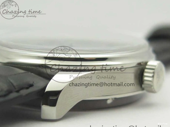 MIROTIME 0316 Portuguese Real PR Real Annual Calendar IW503502 ZF 1:1 Best Edition Blue Dial on Black Leather Strap A Breathable 7152